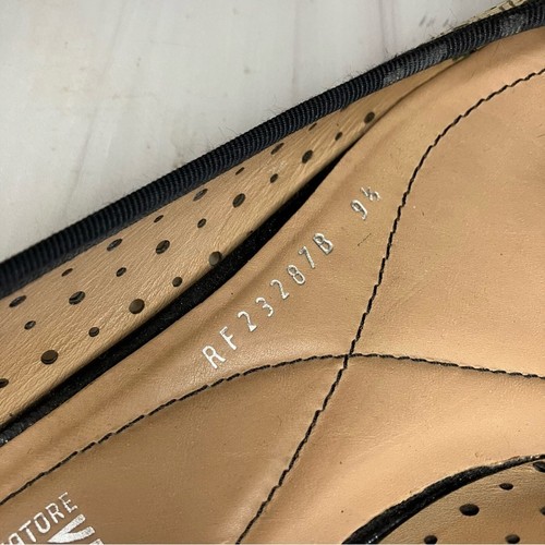 Salvatore Ferragamo Varina Ballerina zweifarbig bedruckt flach 9,5 - Bild 8 von 8