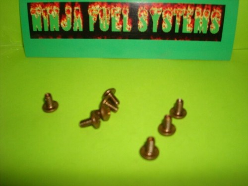 HOLLEY 1005-635 8 PK STAMPED THROTTLE PLATE BUTTERFLY SCREWS 8-32 X 9/32 LONG - Bild 1 von 6