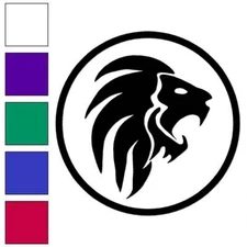 Lion Head, Vinyl Decal Sticker, Multiple Colors & Sizes #6731