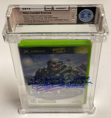 Halo: Combat Evolved (Promotional Copy)CIB (WATA 8.0) 1st Press, 2001, NTSC, NFR - Picture 2 of 22