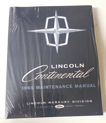 New 1965 Lincoln Continental Maintenance Shop Manual - Bild 1 von 3