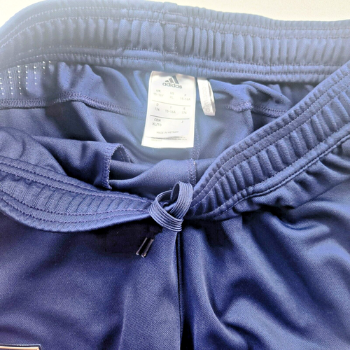 Adidas Soccer Pants Blue Climacool Youth Size XL Athletic Warm Up Athleisure - Picture 5 of 9