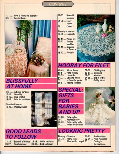 Magic Crochet Magazin August 1990 #67 Puppenkleider - Baby Afghanen - Kragen - Bild 2 von 2