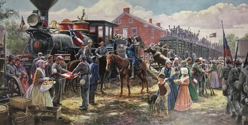 Mort Kunstler Victory Rode The Rails Signed/Numbered L/ED Print - Picture 2 of 4