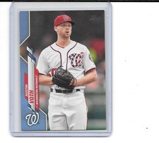 2020 TOPPS SERIES 2 AUSTIN VOTH  BLUE FATHER'S DAY PARALLEL # 44/50 NATIONALS