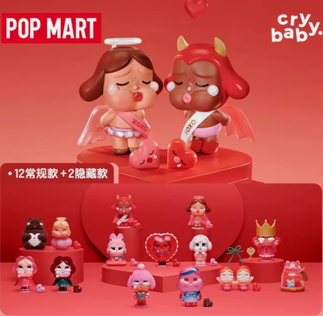 POPMART CRYBABY CRYING FOR LOVE Series Blind Box Confirmed POPMART CRYBABY CRYING FOR LOVE Series Blind Box Confirmed