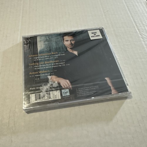 NEW Piotr Anderszewski Plays Bach English Suite BWV 811/Beethoven Piano CD - Imagen 2 de 2