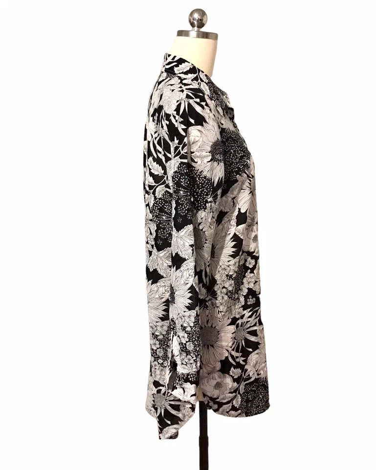 Top túnica floral Liberty of London Target 100 % algodón línea larga para mujer talla M” Foto 3 de 4