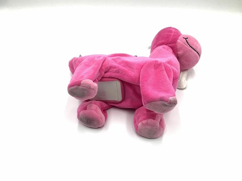 Juguetes de animales de peluche juguetes de peluche rosa dinosaurio Delia niños zoológico de mascotas - Imagen 5 de 5