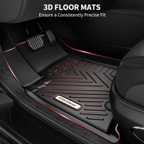 YITAMOTOR Floor Mats Liner for 2013-2018 Ram 1500 3500 Crew Cab 19-24 Classic - Picture 6 of 9