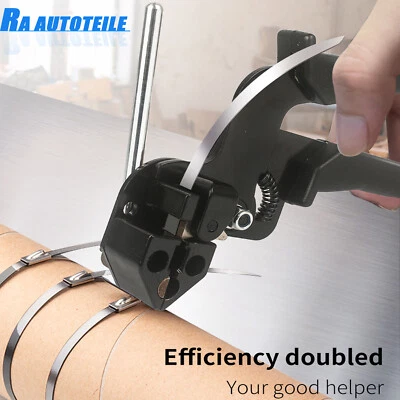 RA AUTOTEILE 12mm Kabelbinderzange Spannwerkzeug für Edelstahl Kabelbinder Zange Spanner Neu