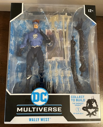 New Rare Speed Metal Wally West DC Multiverse Build-A Wave 9 McFarlane Figure - Picture 2 of 7