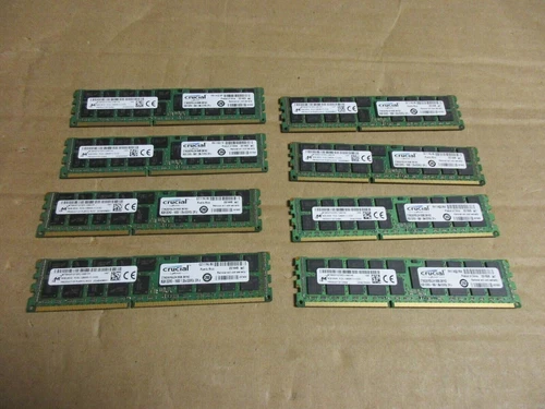 64GB (8x8GB) Micron 64GB MT36KSF1G72PZ 2Rx4 PC3L-12800R-11-13-E2 Server Memory