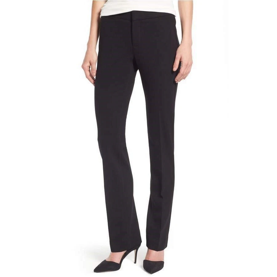 NYDJ Stretch Knit Trousers Pants M11Z2020 Black 16