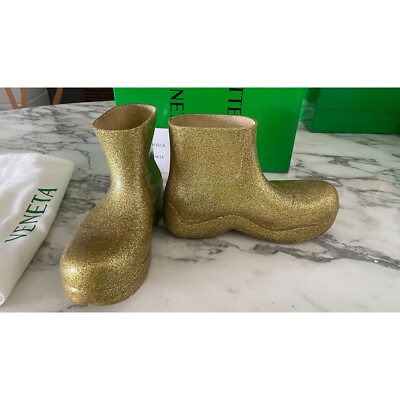 Bottega Veneta Puddle 完売グリッター ラバーブーツ 37 BOTTEGA VENETA ボッテガヴェネタ ブーツ THE PUDDLE BOOTS