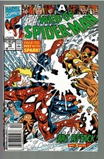 Web of Spider-Man #75 1991 VF+ Art Attack Part 3 of 4 (Marvel)