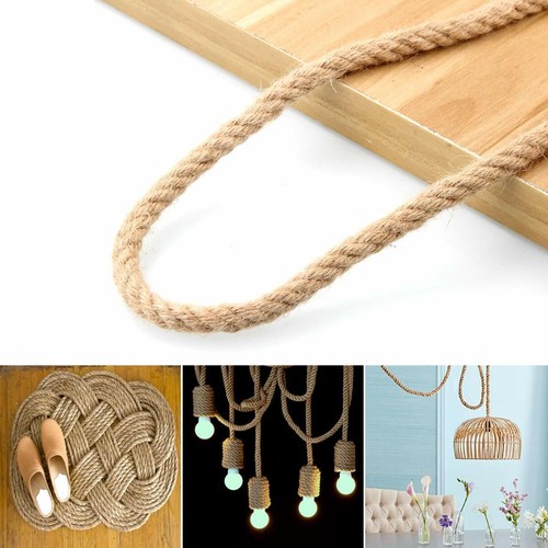 Sisal 5mm 10mm 20mm 40mm 50mm Rope Natural Twine Cord Thick Jute Hemp Crafting - Picture 24 of 62