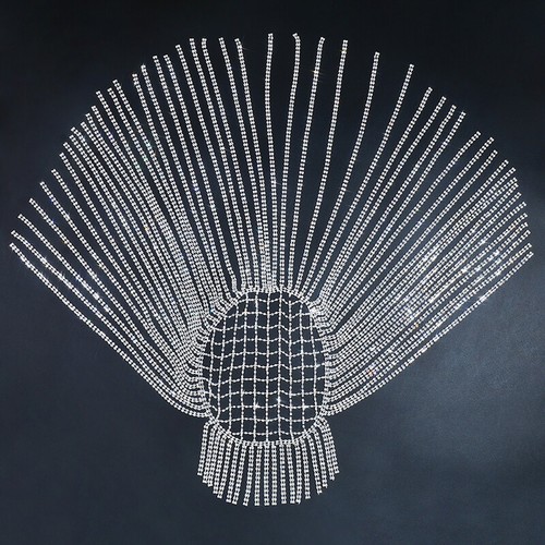 Punk Rhinestone Fringed Hair Chain Headband Crystal Bridal Headwear Headpiece - Picture 37 of 45