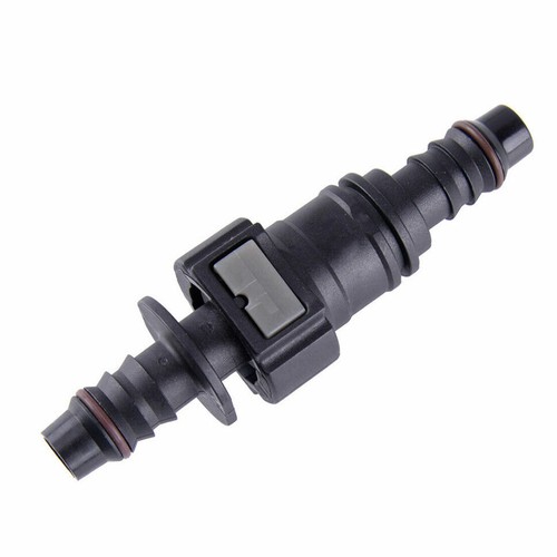 Acoplador de manguera de línea de combustible negro de 10 mm conector de conexión de liberación rápida recto de nailon - Imagen 4 de 15