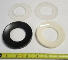 (2) Qty. Mounting Ring Oil Rubbed Bronze - Bathroom Glass Vessel Sink Mount Sup.
