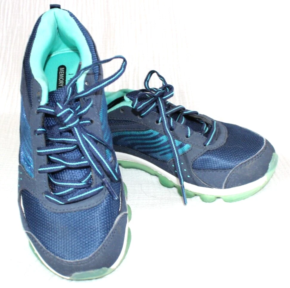 Danskin Now Moonwalker Womens Blue W Memory Foam Sneaker 6.5 28474709