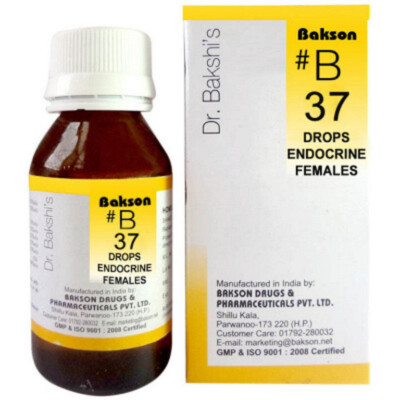 Bakson B37  Herbal  Drops (Female) (30ml) LONG EXPIRY WITH FREE DELIVERY