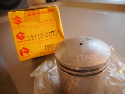NOS Suzuki TS50 TS 50 Genuine .50 O/S Engine Piston 12110-05751