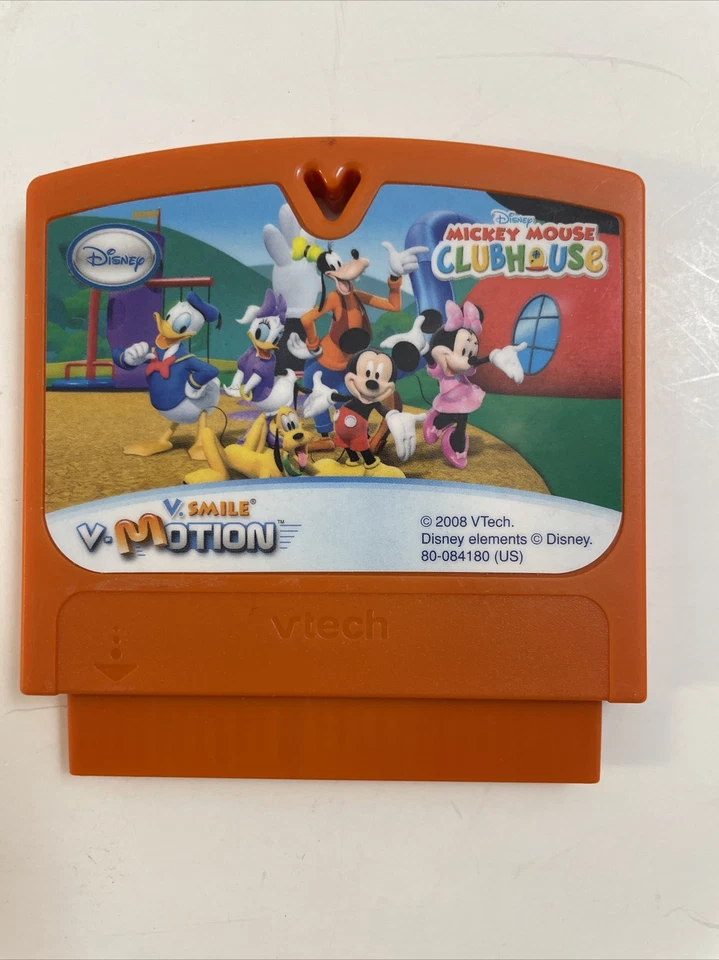 Vtech V.Smile V-Motion Learning System Games 2- Mickey Mouse & Tinker Bell (3) - Image 2 of 4
