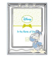 Cadre Walt Disney Agréé Cm.13x18 Donald Dalle Argent 925% 5978-5898
