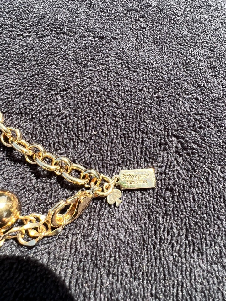 Collar Kate Spade Ajustable 32" Rosa Rubor Naranja Ligeramente Usado Foto 4 de 4