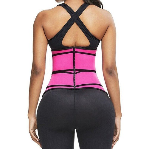 Waist Trainer Tummy Girdle Shapewear Slim Body Shaper Corset Sauna Sweat Belt - Picture 4 of 14