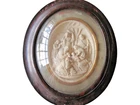 ANTIQUES FRENCH HANDCARVED RELIQUARY IN MEERSCHAUM  19TH CENTURY