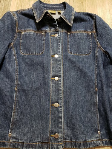 Caslon Denim Jean Jacket Womens Size XL EUC RN 58665 - Picture 8 of 12