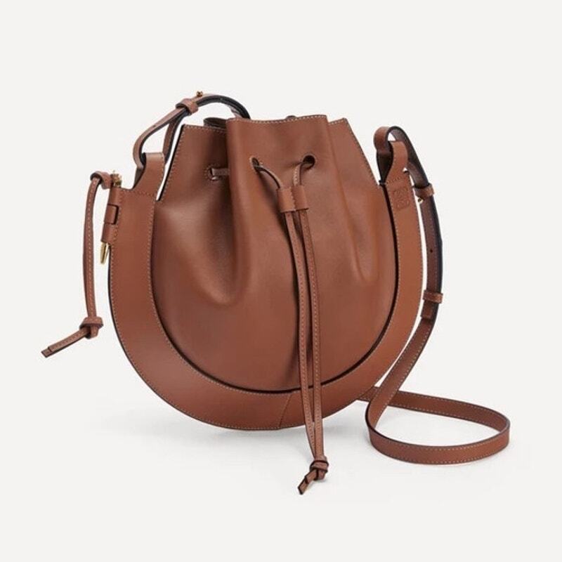 Loewe Horseshoe Bag Tan Saddle Brown Shoulder Crossbody Loewe Horseshoe Bag Tan Saddle Brown Shoulder Crossbody