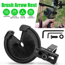 Adjustable Archery Arrow Rest, for Right Left Hands Compound Recurve Bow Hunting