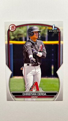 Christian Cerda 2023 Bowman 1st Prospect #BP-56 Paper Arizona Diamondbacks