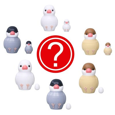 Miniature Bird Matryoshka Doll Blind Box Gashapon 1 Random Tiny Toy Figure