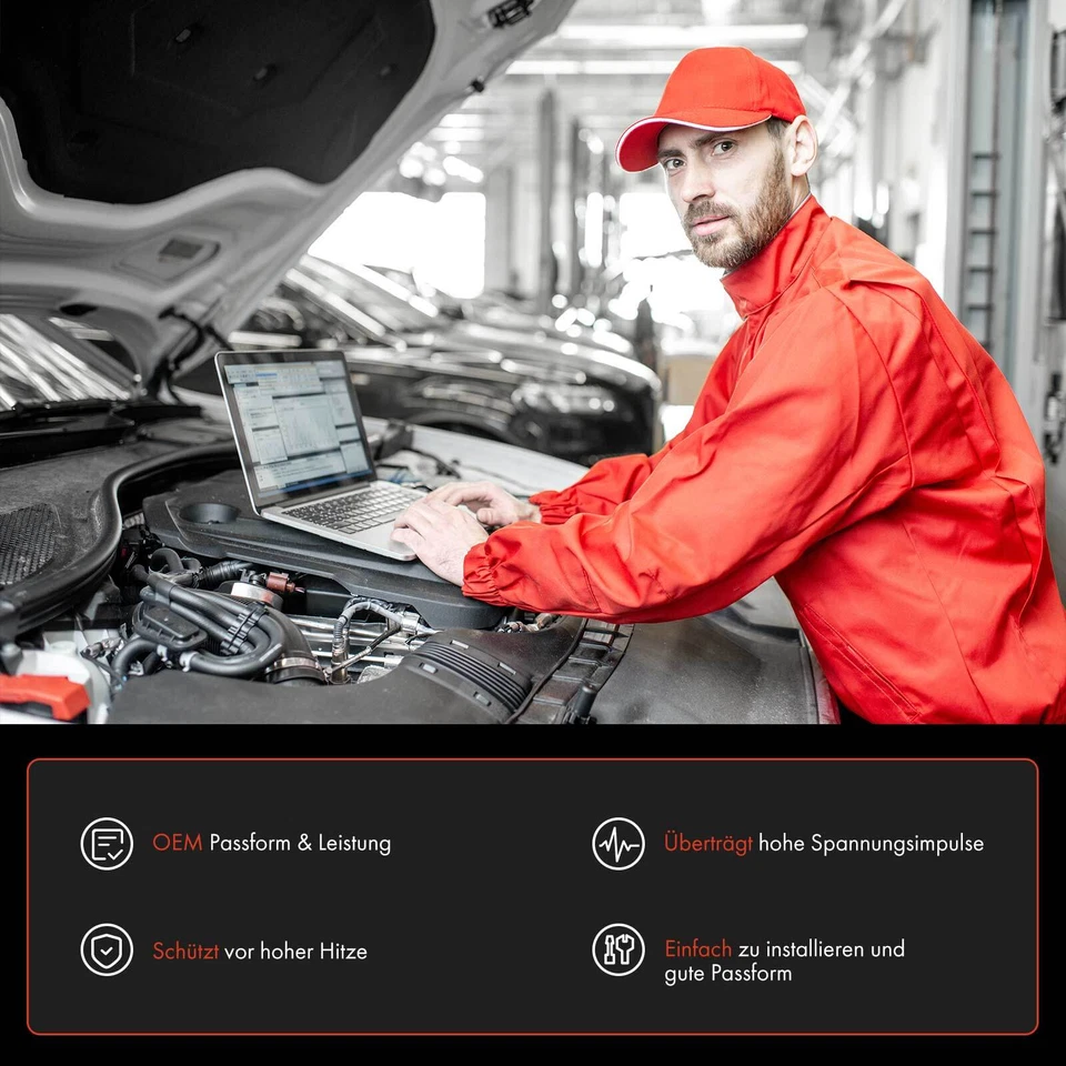 7x Ignition Cable para Opel Commodore A B C Diplomat B Monza A Omega - Imagen 4 de 4