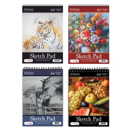 Sketch Pad A4 Artist Drawing Book Spiral Bound For Home School Art Craft