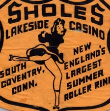 1940s Sholes Lakeside Casino Roller Skating Rink South Coventry Lake Wangumbaug