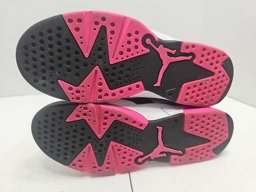 Nike Mädchen Air Jordan 6 DV3528-061 Weiß Basketballschuhe Turnschuhe Größe 2Y - Bild 12 von 13