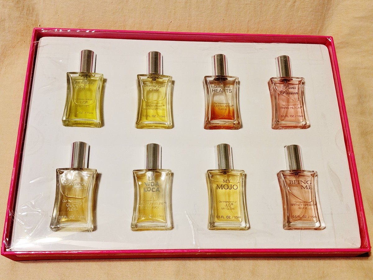 Preferred Fragrance Just For Her Mini Perfume Set w/ Bottles