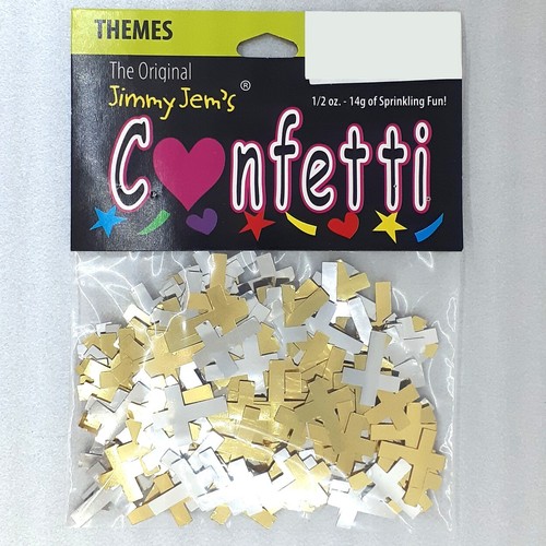 Confetti Cross - 3 Colors to Choose - 2 Pchs or 1/2 lbs - FREE SHIP - Picture 6 of 19