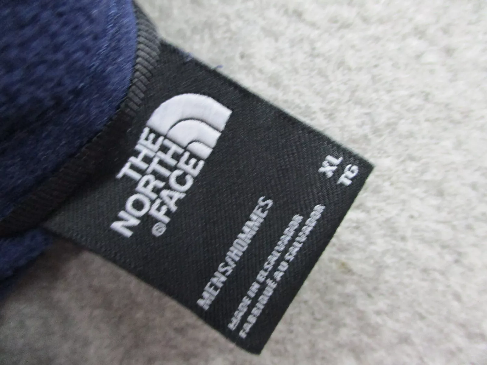 north-face fleece quarter zip mock pullover jacket