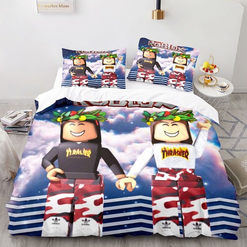 ROBLOX Game 3D Quilt Duvet Cover Bedding Sets Pillowcase Single Double Size UK - Picture 16 of 16