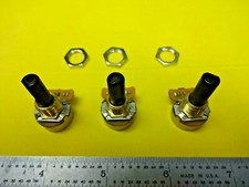 1MEG REPLACEMENT POTENTIOMETER 3 PACK USED FOR GUITAR TUBE AMP ETC