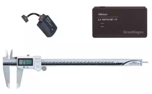 500-764-20-UW Mitutoyo Coolant Proof Caliper 12" to PC Wireless Package U-Wave