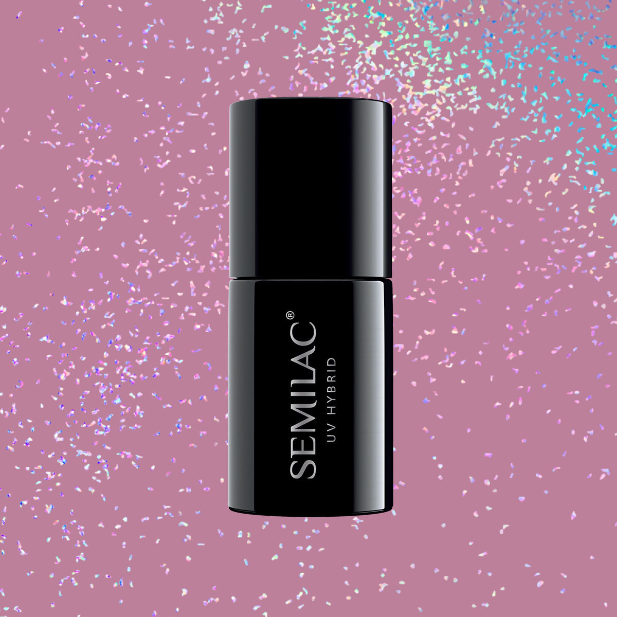 319 Shimmer Dust Pink UV Hybrid SEMILAC Nail Gel Polish Soak Off