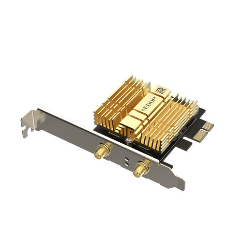 Carte réseau sans fil AX210 WiFi 6E Bluetooth PCIe de bureau Windows 10 - Photo 2/10