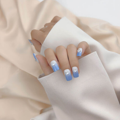 Venta caliente Uñas postizas reutilizables Hechas a mano Arte Uñas Medianas Largas Pegatinas para uñas postizas - Imagen 284 de 286